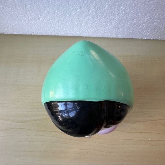 Light Green Riding Hood Vintage Ceramic Coin Bank - Picture 4 of 11